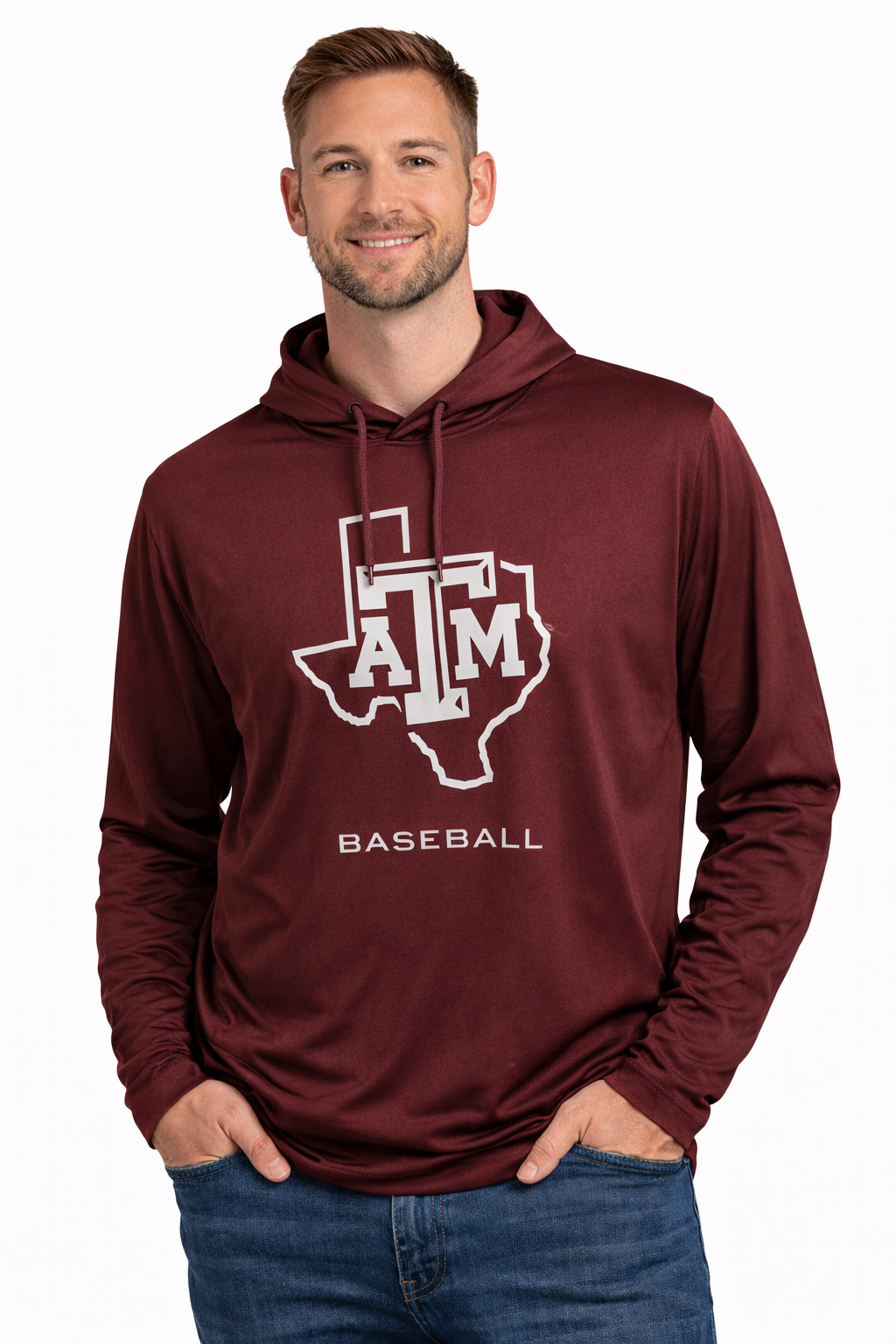 Aggie Baseball Exclusive Maroon Hoodie (New Arrival)