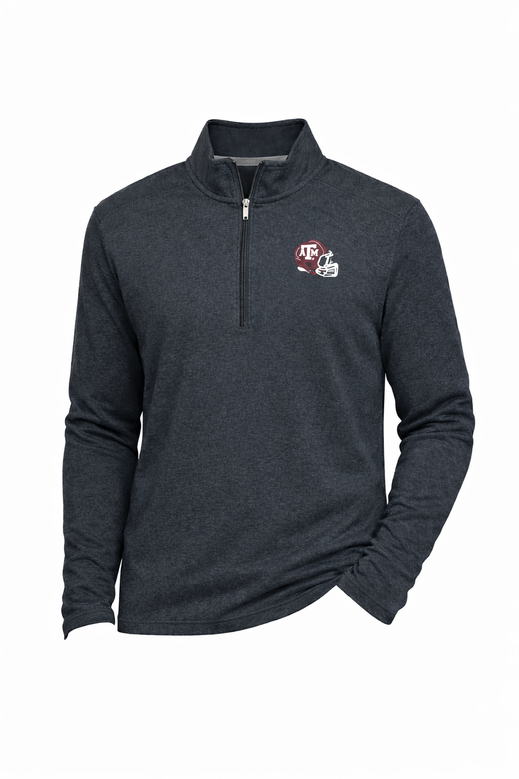 Aggie Football Coaches Exclusive Black Adidas Quarter Zip (New Arrival)
