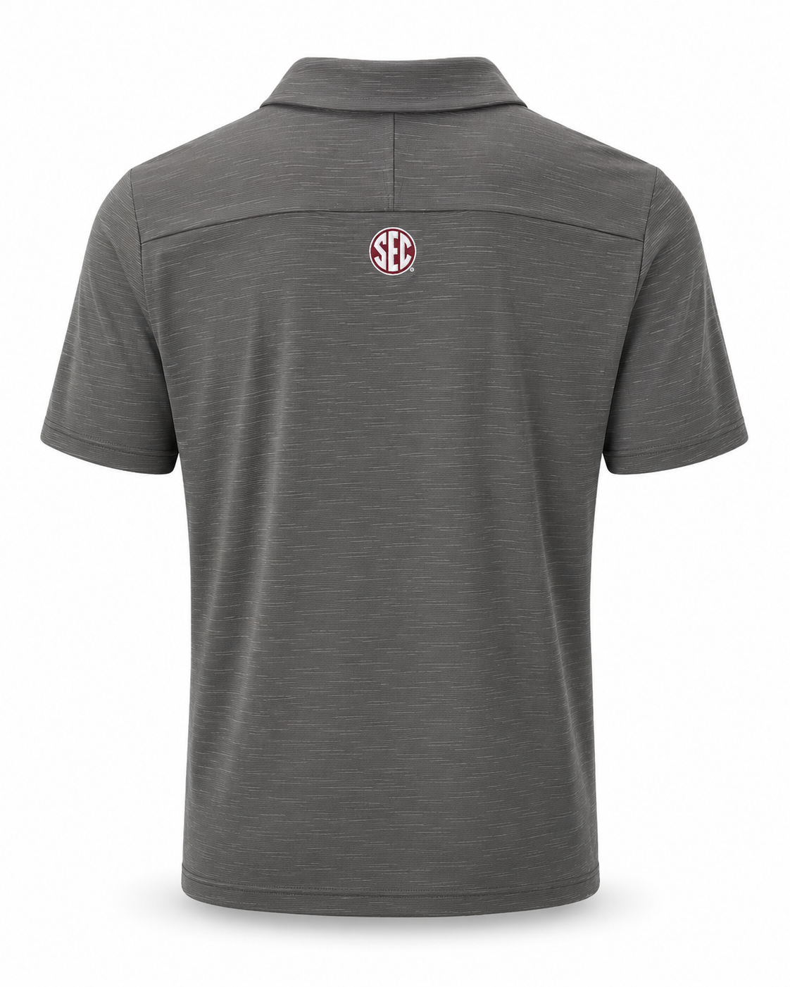 Aggie Golf Exclusive Grey Adidas Polo (SEC Patch) (New Arrival)