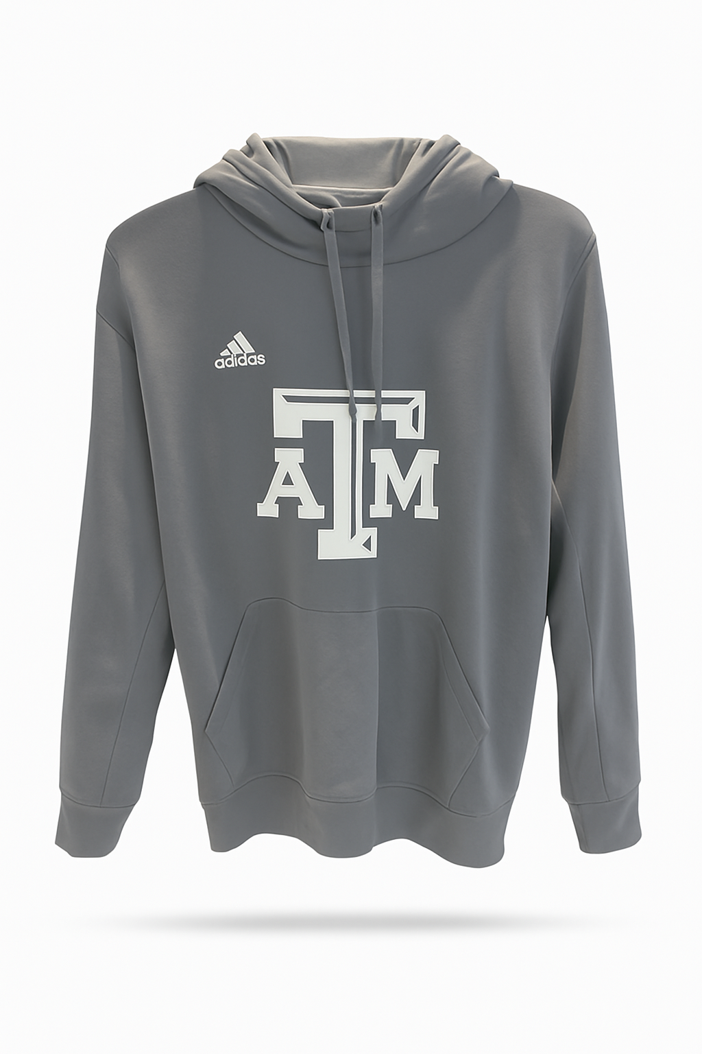 Aggie Football Coaches Issued Grey Adidas Hoodie (New Arrival)