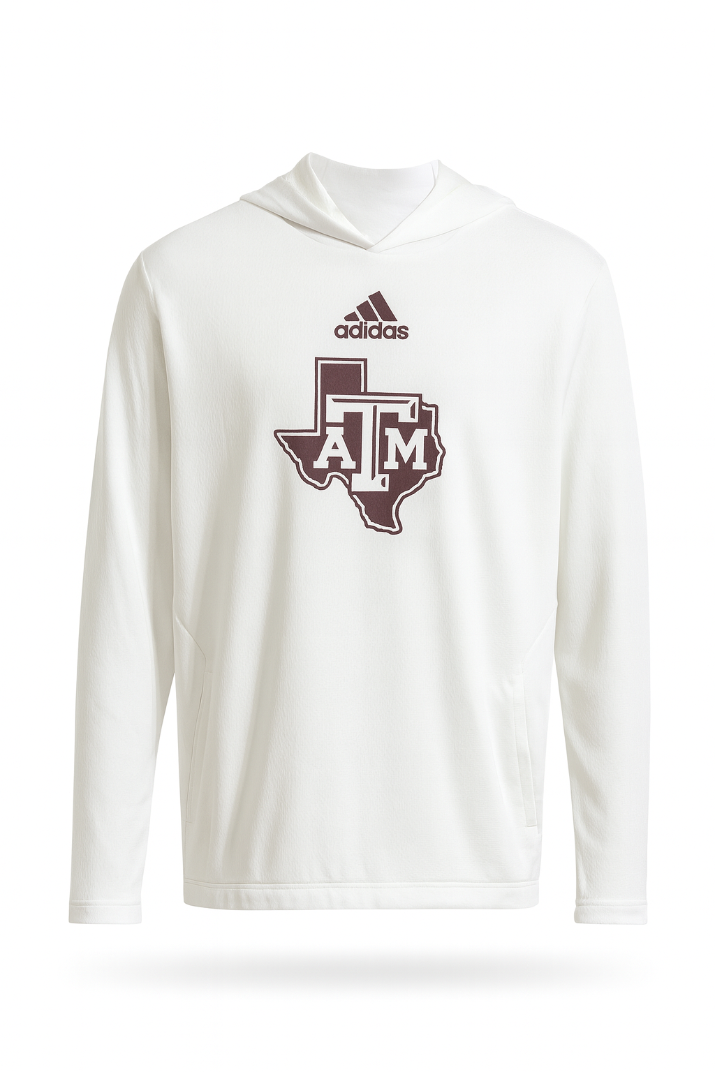 Aggie Football Coaches Issued White Adidas Pullover (New Arrival)