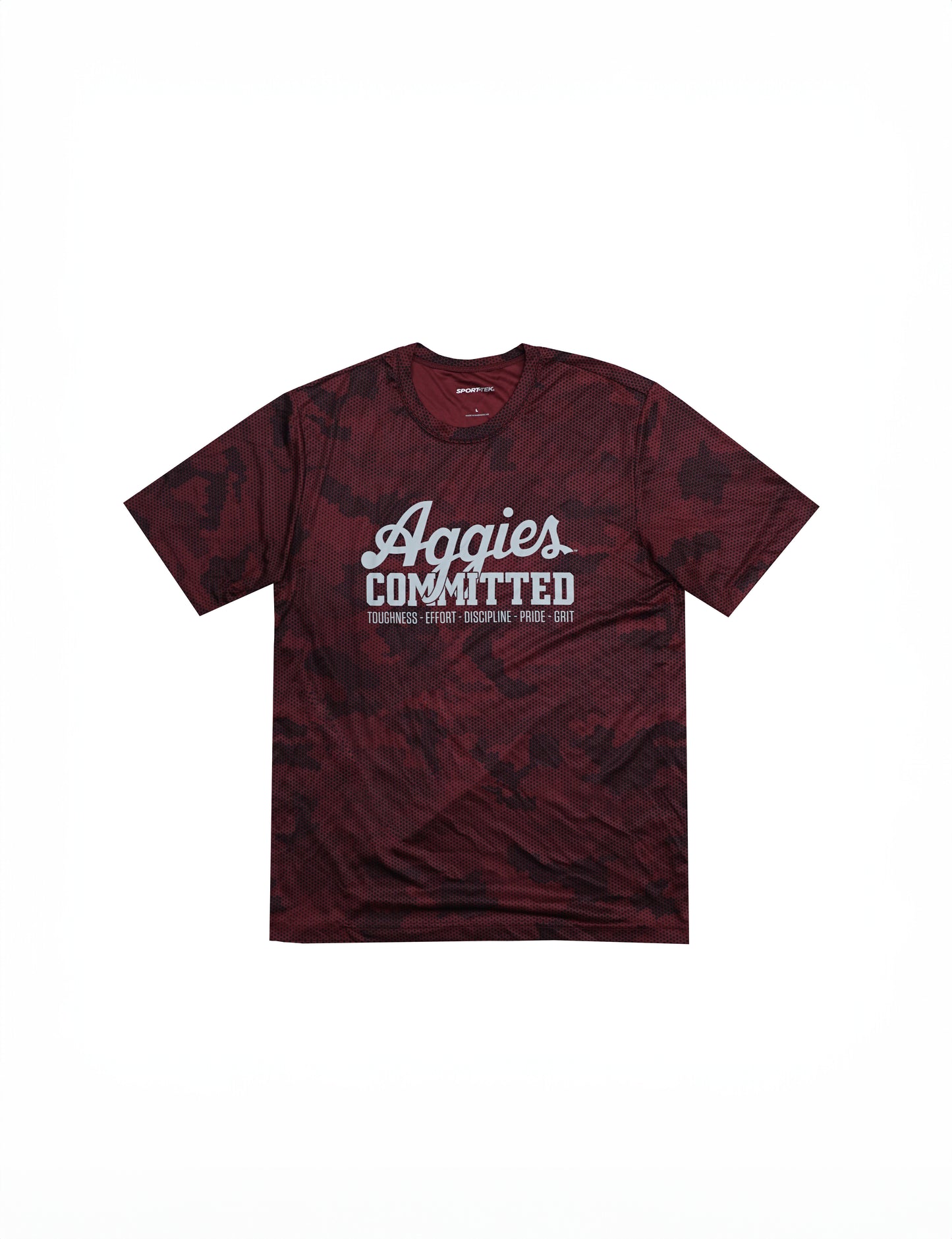 Aggie Football Issued Aggies Committed Dri Fit T-Shirt (New Arrival)