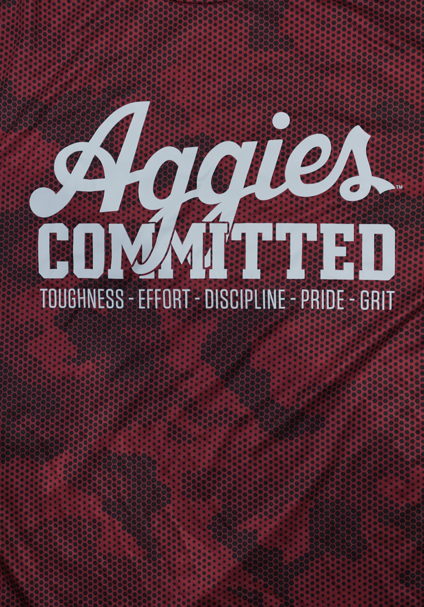 Aggie Football Issued Aggies Committed Dri Fit T-Shirt (New Arrival)
