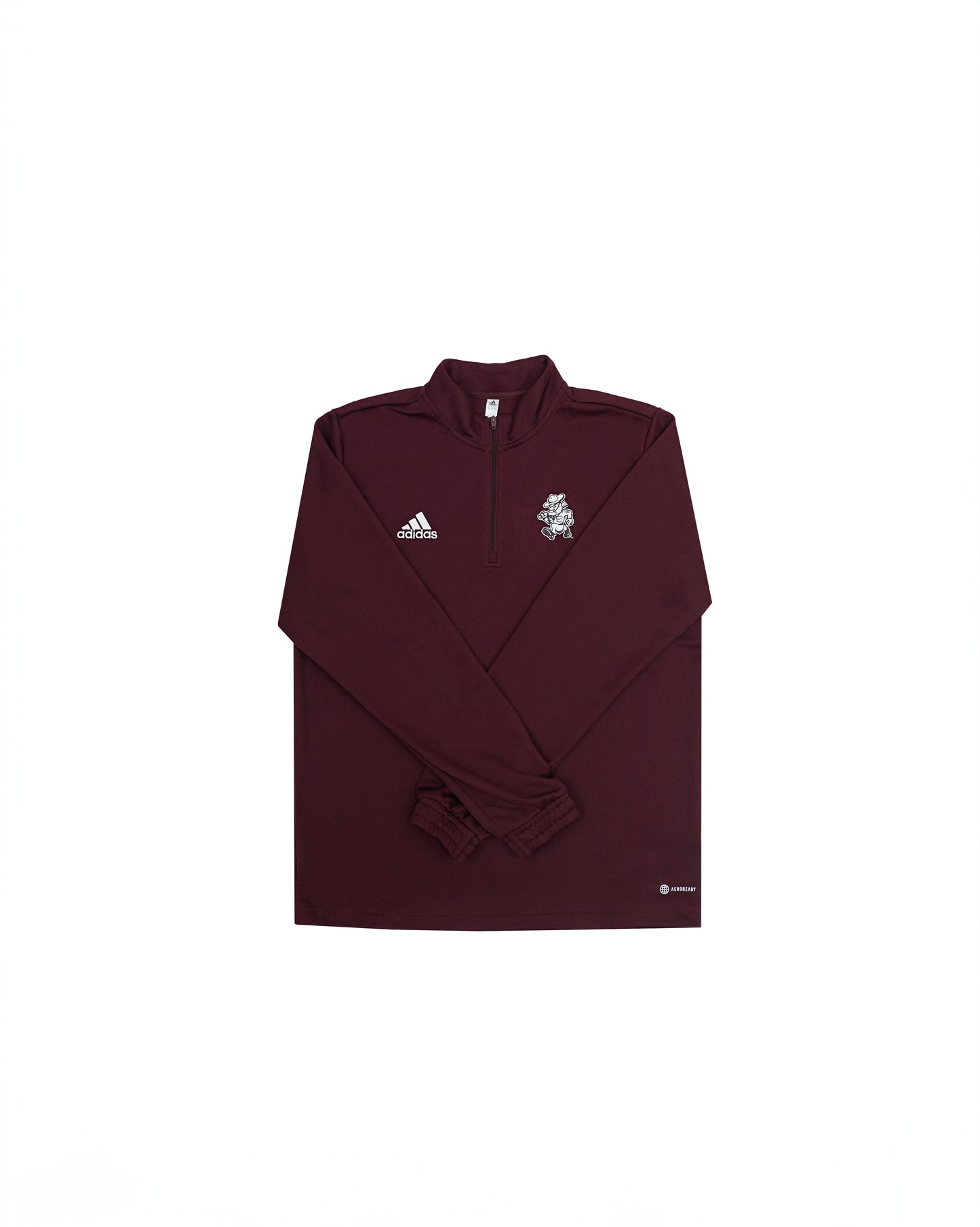 Aggie Baseball Issued Maroon Ol'Sarge Adidas Quarter Zip (New Arrival)