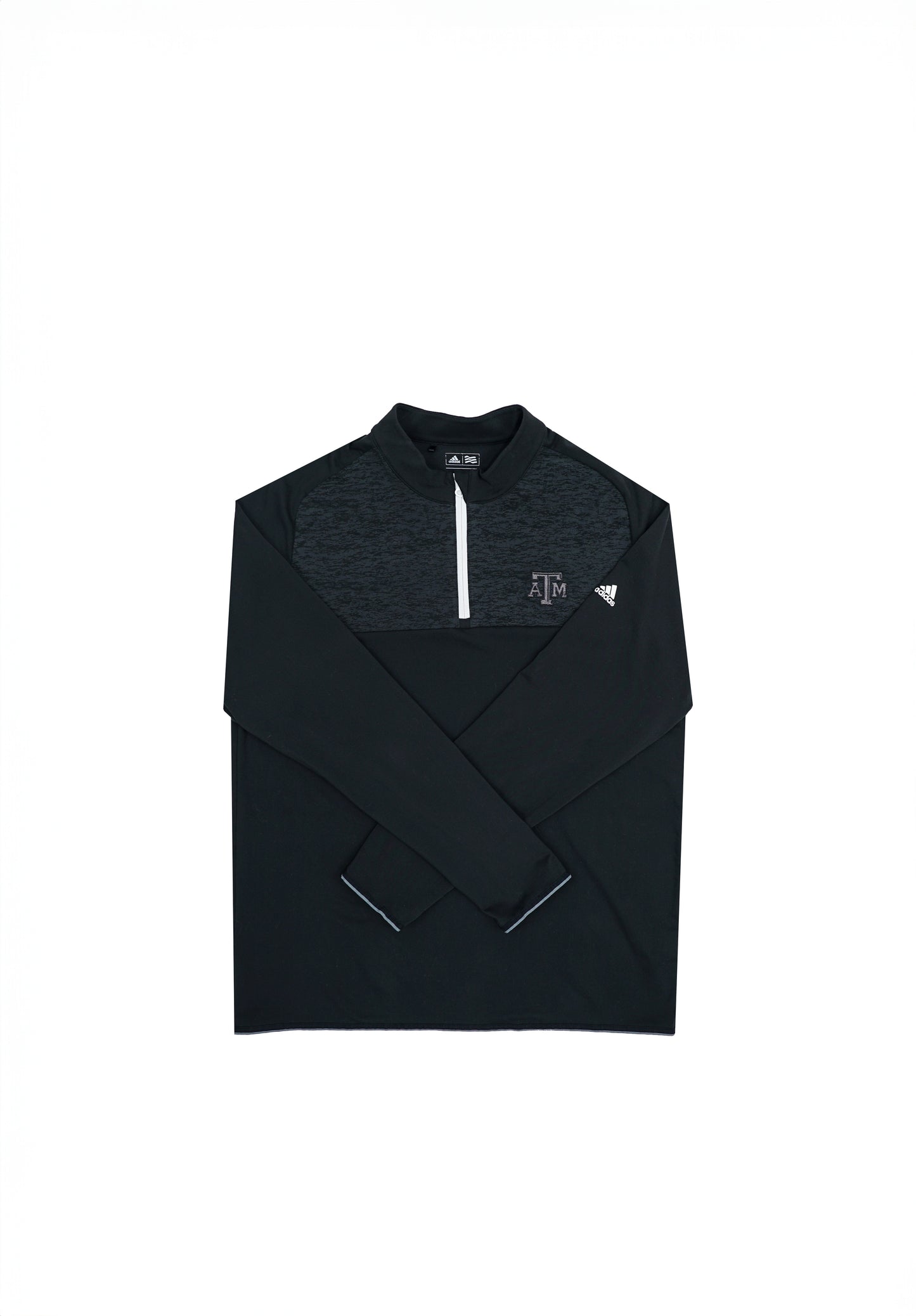Aggie Football Coaches Issued Black Adidas Quarter Zip (New Arrival)