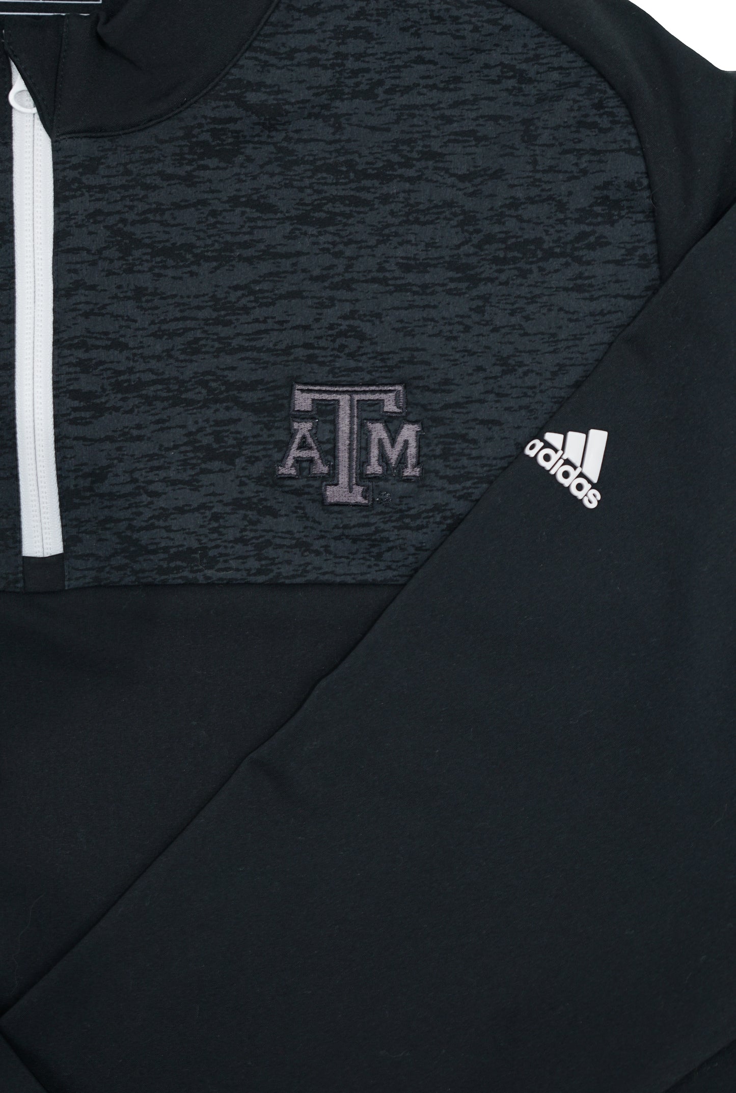 Aggie Football Coaches Issued Black Adidas Quarter Zip (New Arrival)