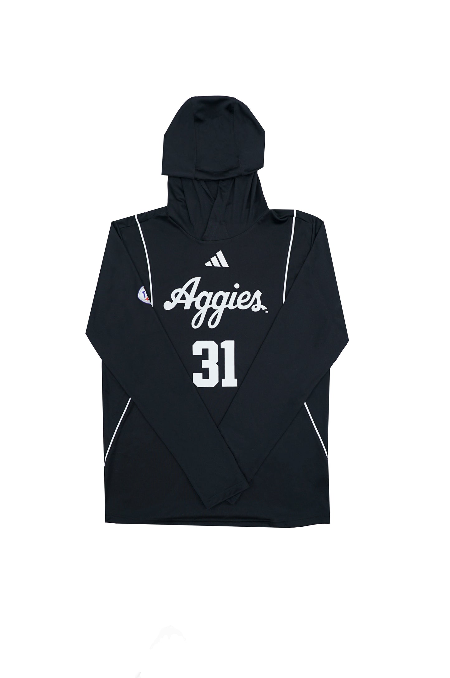 Aggie Football Exclusive Black Pre Game Hoodie Aggie Script Texas Bowl (31) (New Arrivals)