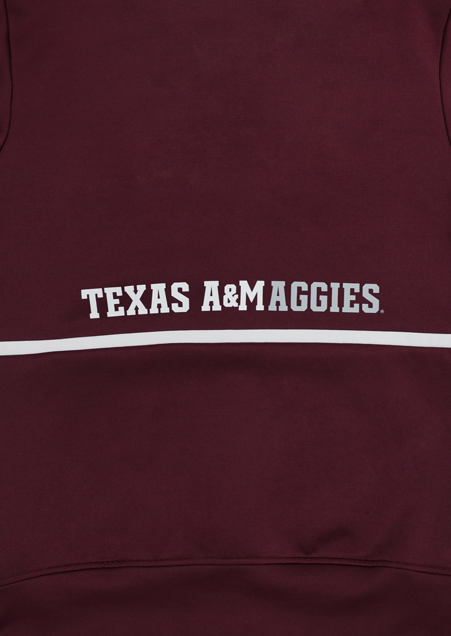 Aggie Football Issued Travel Top Maroon Adidas Zip Up (New Arrivals)