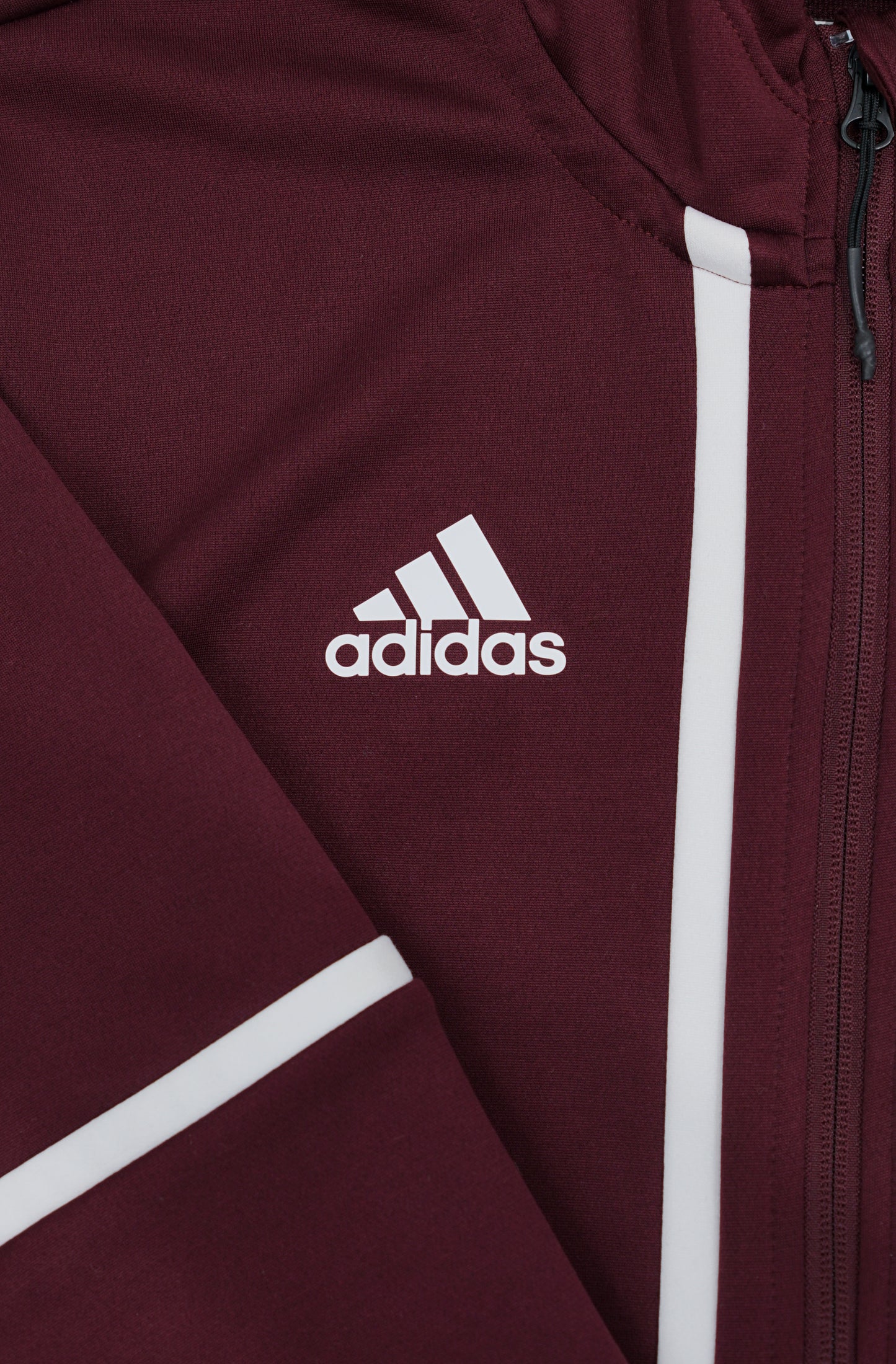 Aggie Football Issued Travel Top Maroon Adidas Zip Up (New Arrivals)