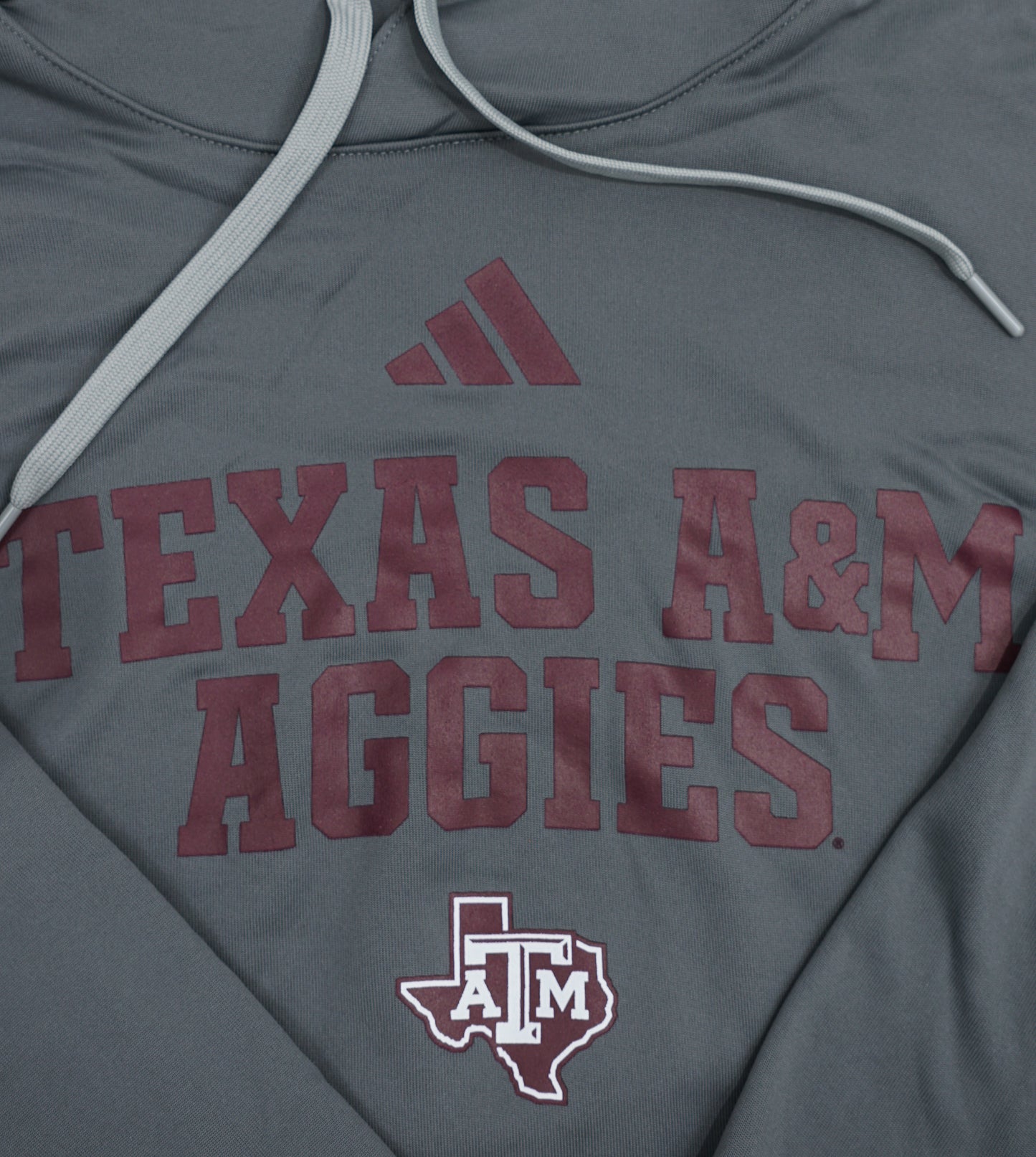Aggie Football Issued Grey Adidas Sweatshirt (New Arrivals)