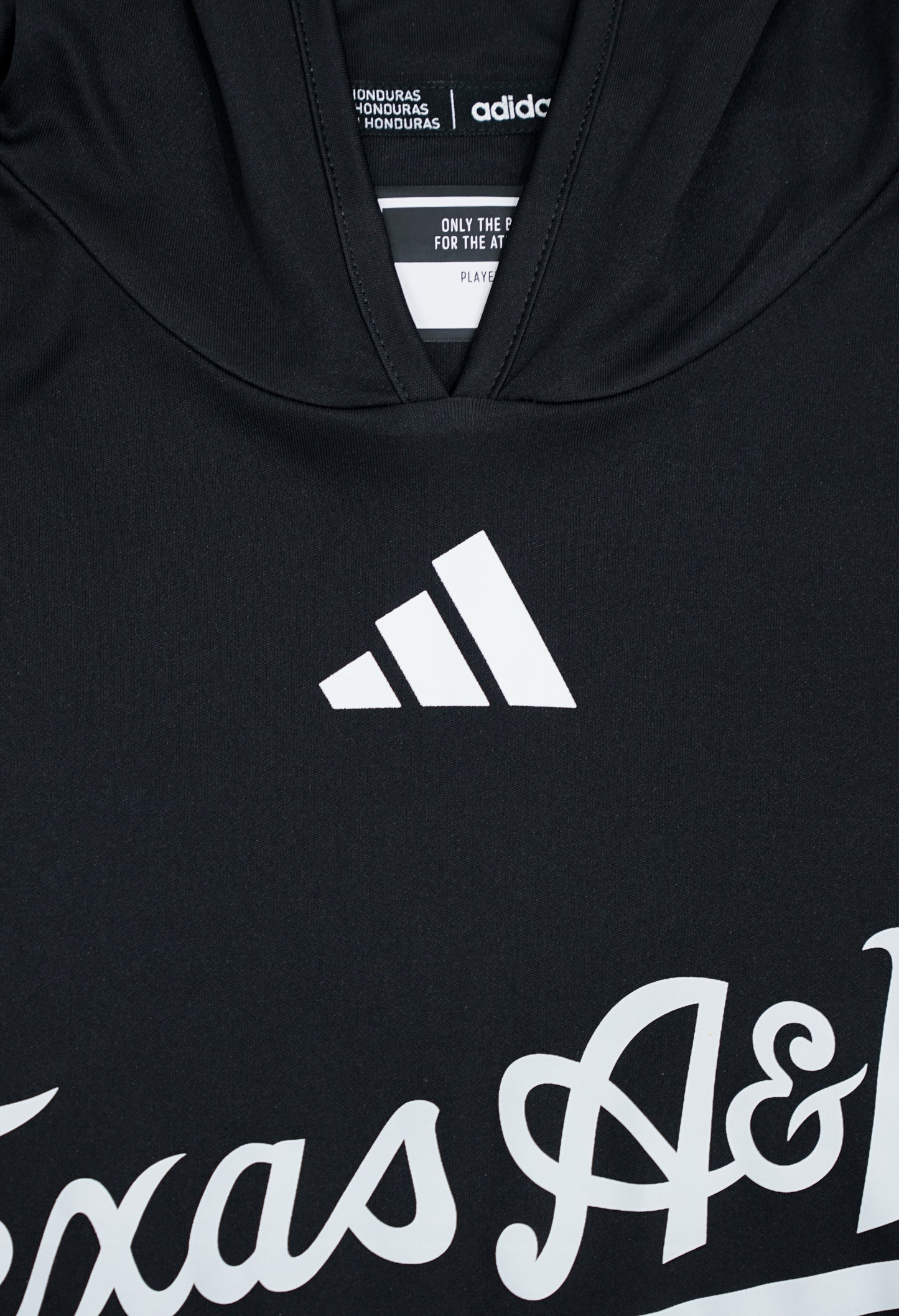 Aggie Football Exclusive Black Adidas Football Hoodie (New Arrival)