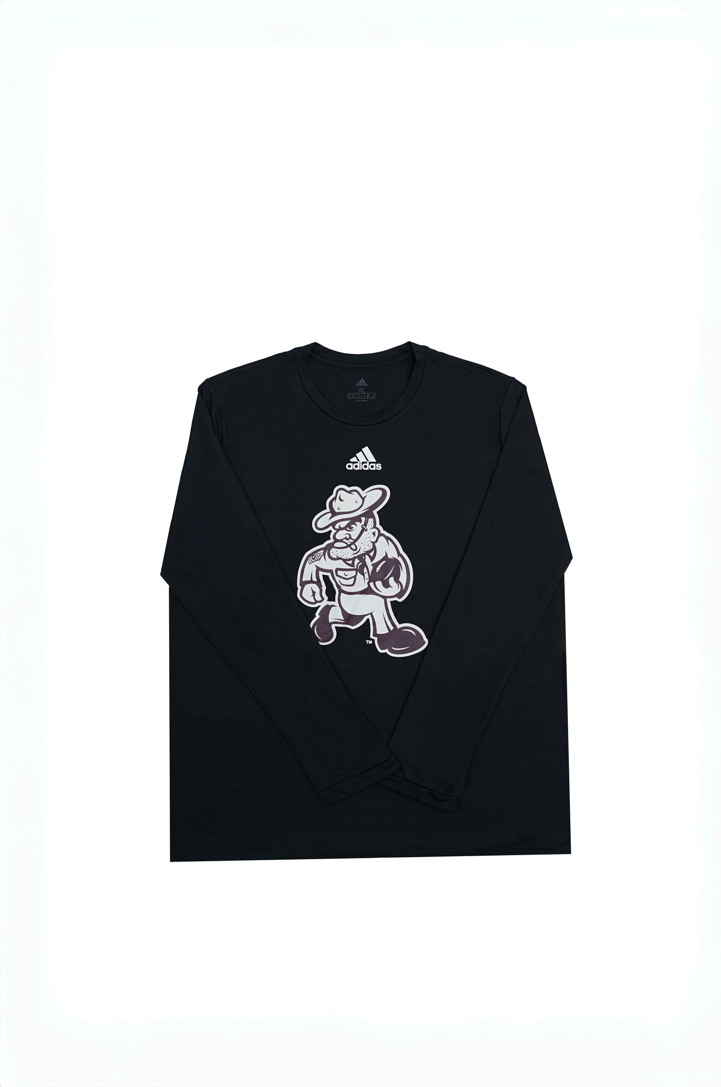 Aggie Football Exclusive Black Ol'Sarge Las Vegas Bowl Long Sleeve T-Shirt (New Arrival)