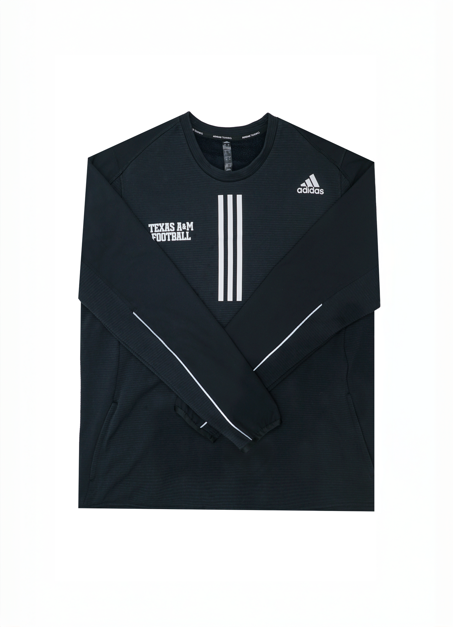 Aggie Football Coaches Exclusive Pre Game Adidas Black Hoodie Sweatshirt (New Arrival)