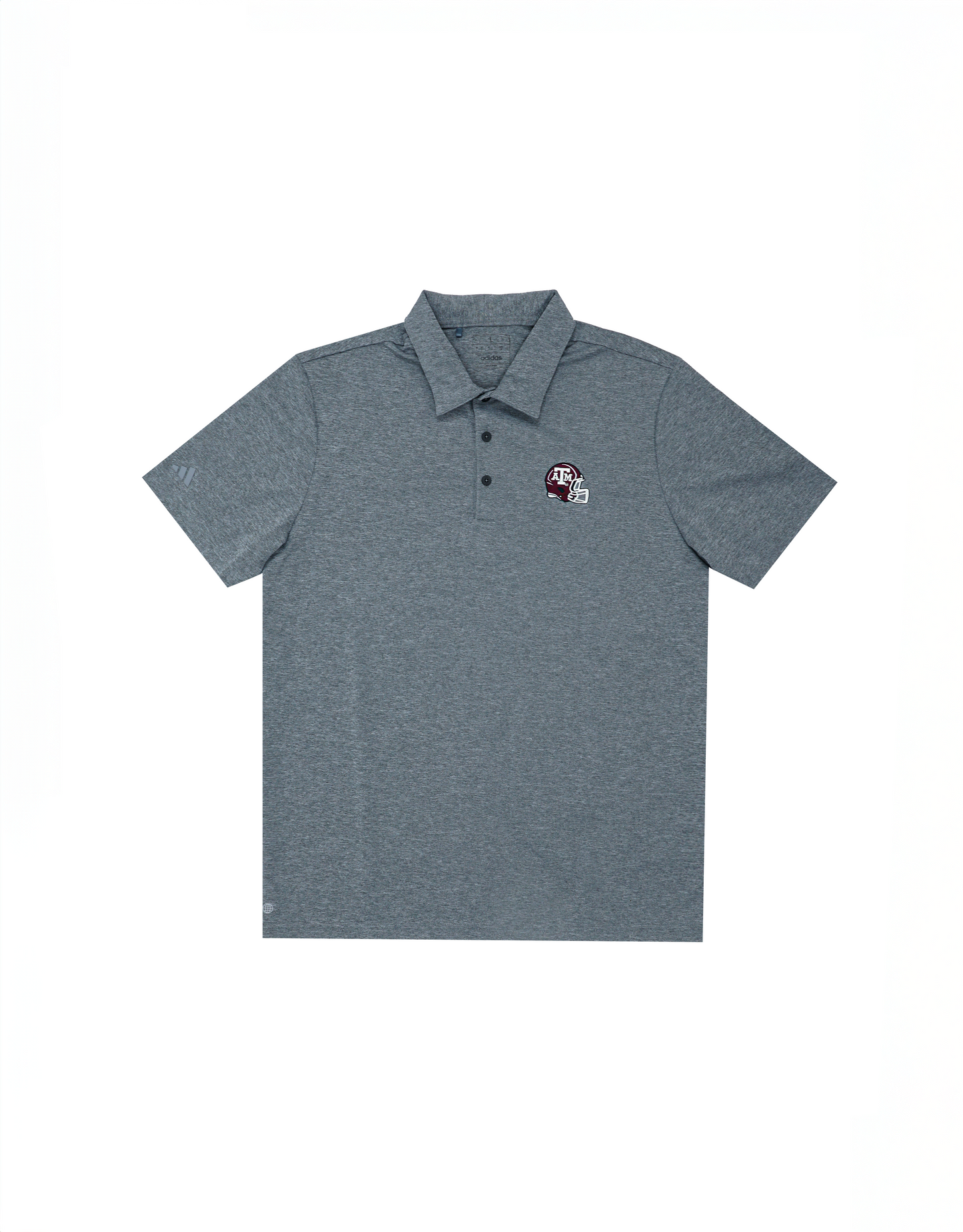 Aggie Football Coaches Exclusive Adidas Grey Polo (New Arrival)