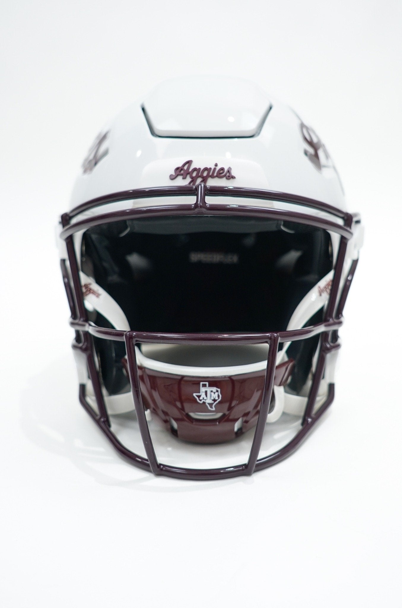 Notre Dame Game Helmet (White Aggie Script)