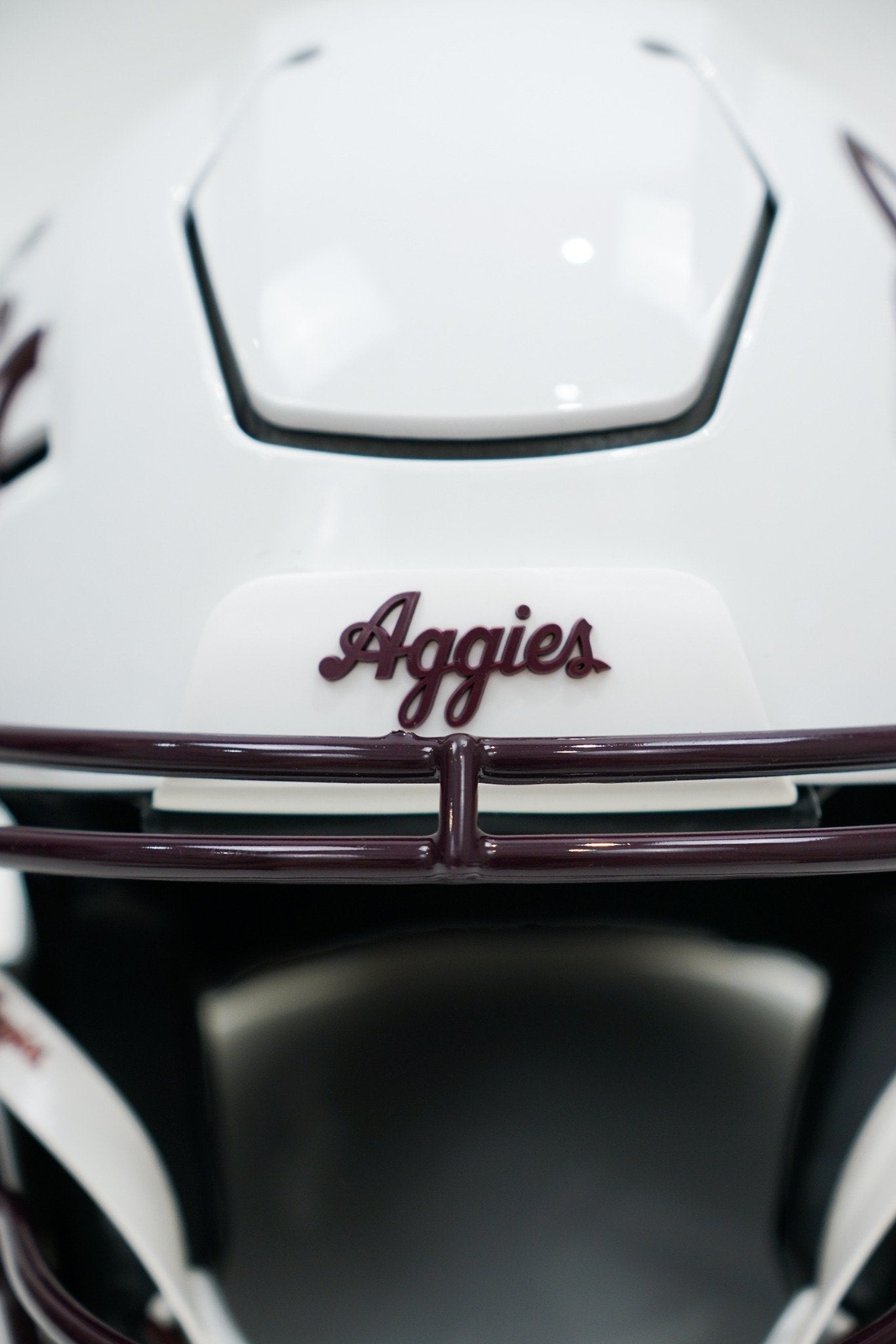 Notre Dame Game Helmet (White Aggie Script)