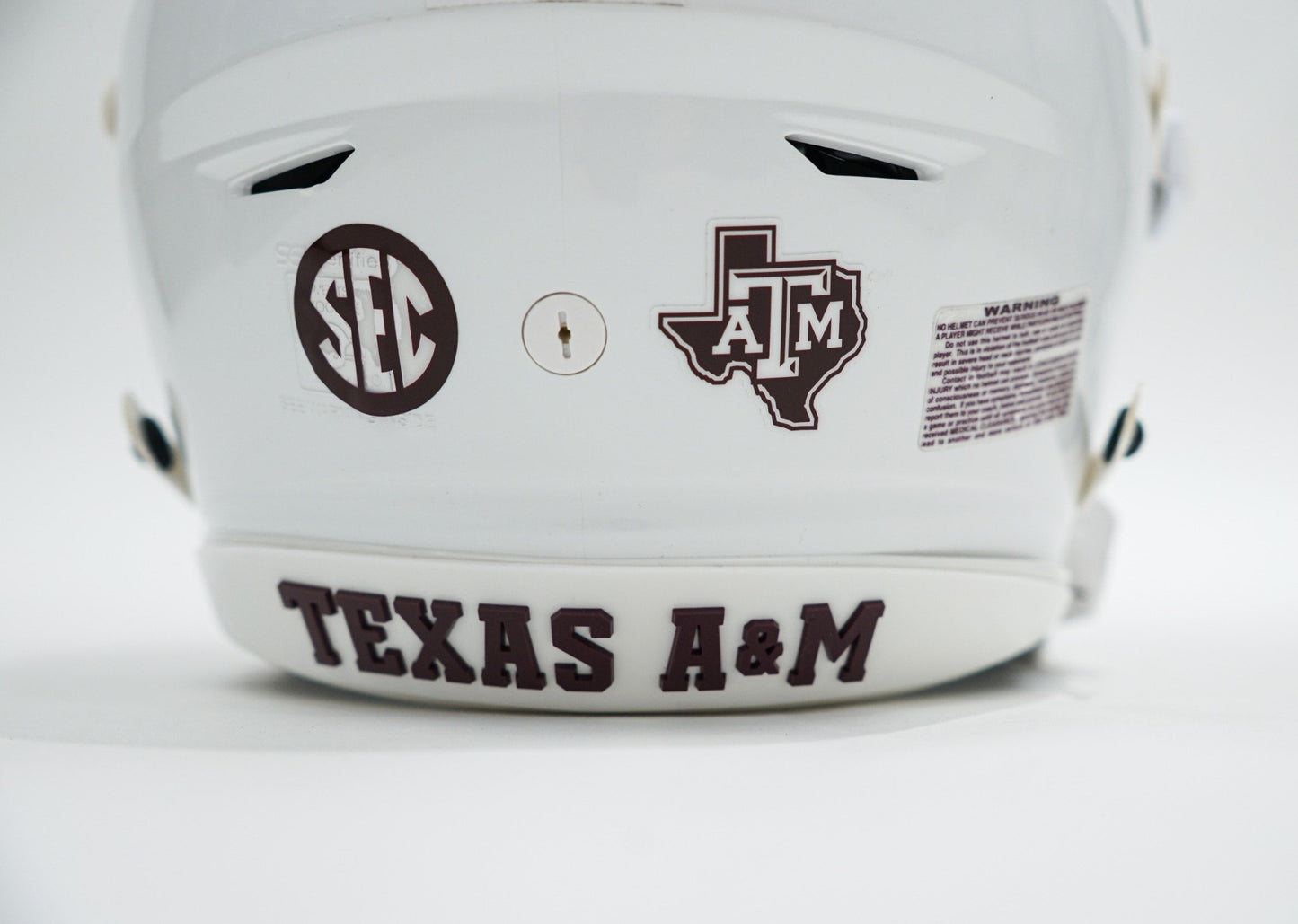 Notre Dame Game Helmet (White Aggie Script)