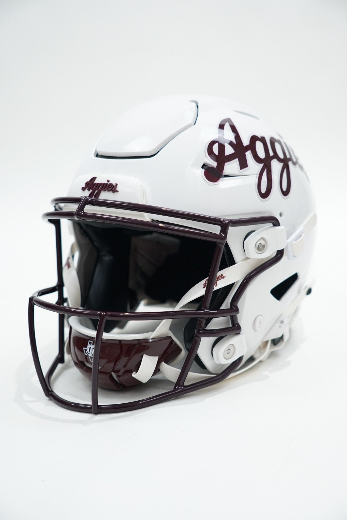 Notre Dame Game Helmet (White Aggie Script)