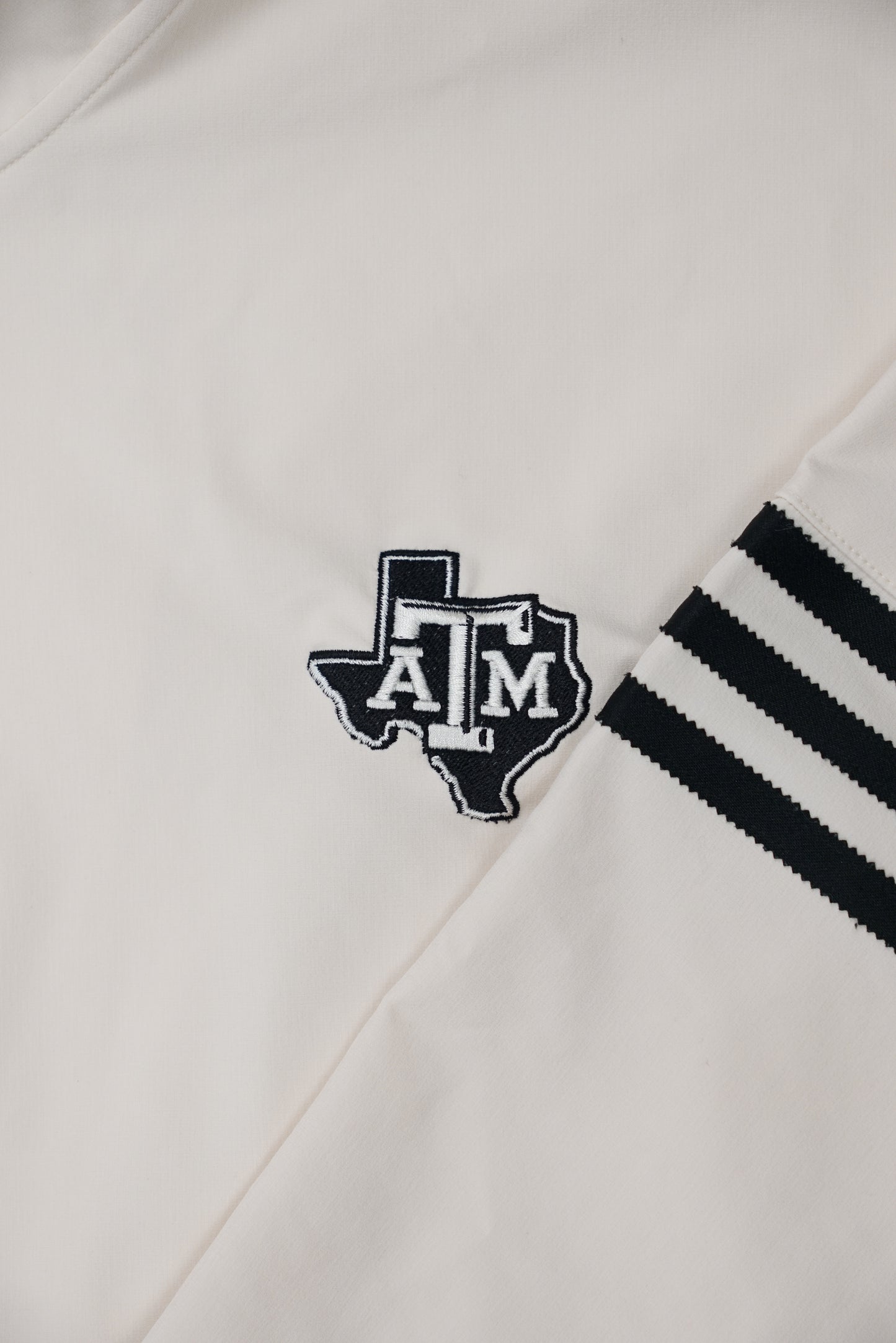 Aggie Football Exclusive Team Travel Zip Up Creme Adidas (New Arrival)