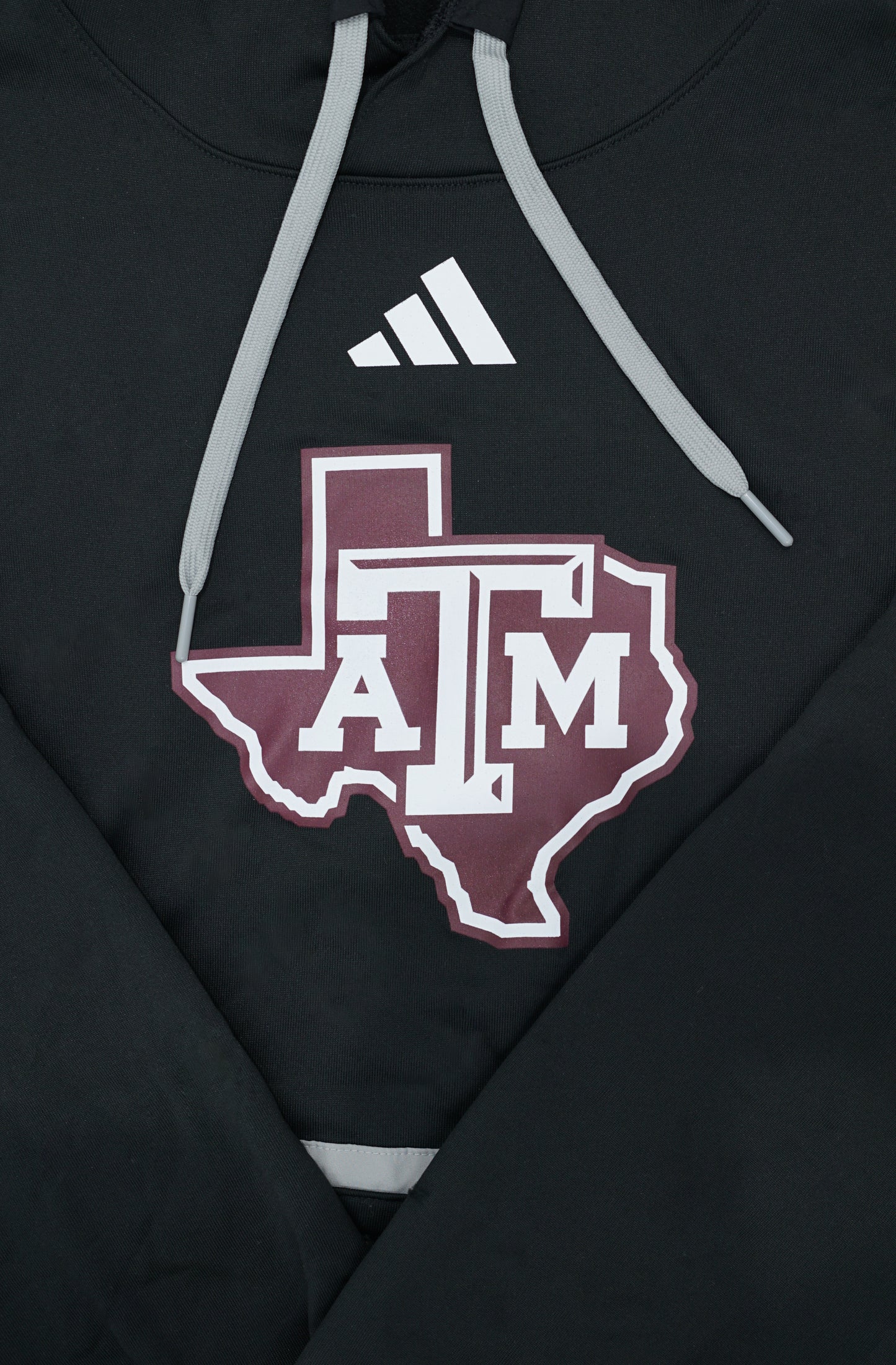 Aggie Football Issued Black Adidas Sweatshirt (New Arrival)