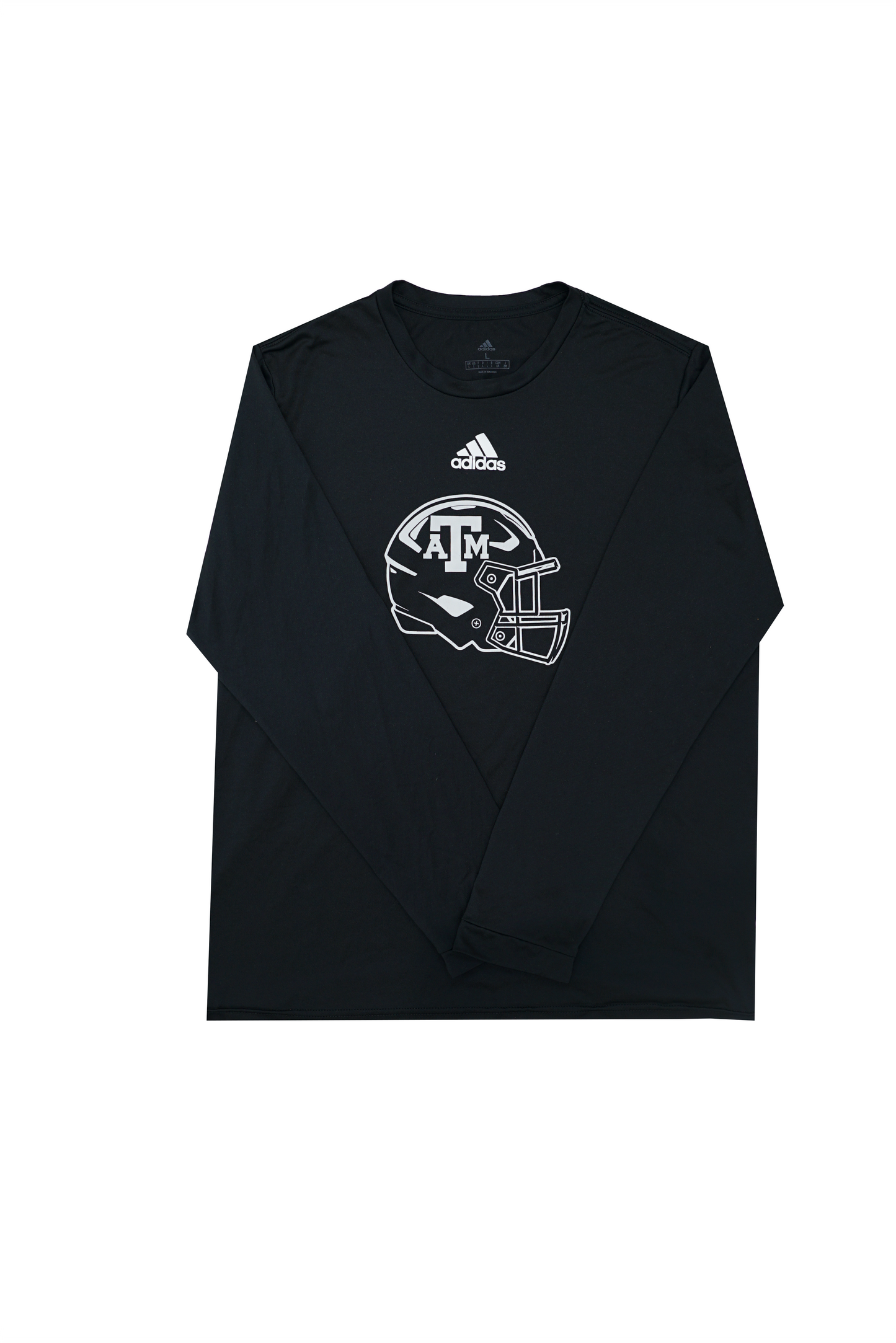 Aggie Football Exclusive Black Adidas Long Sleeve (New Arrival)