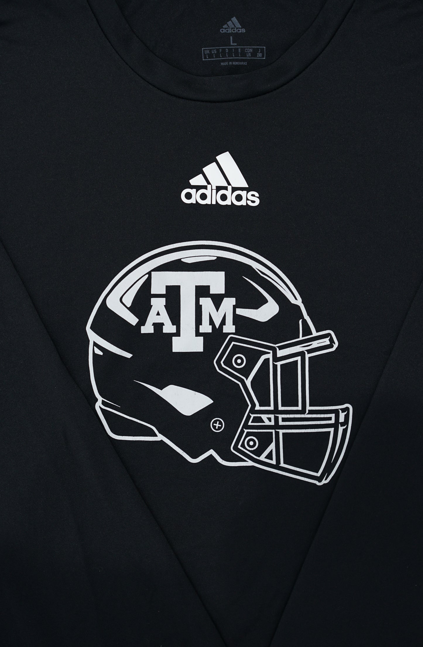 Aggie Football Exclusive Black Adidas Long Sleeve (New Arrival)