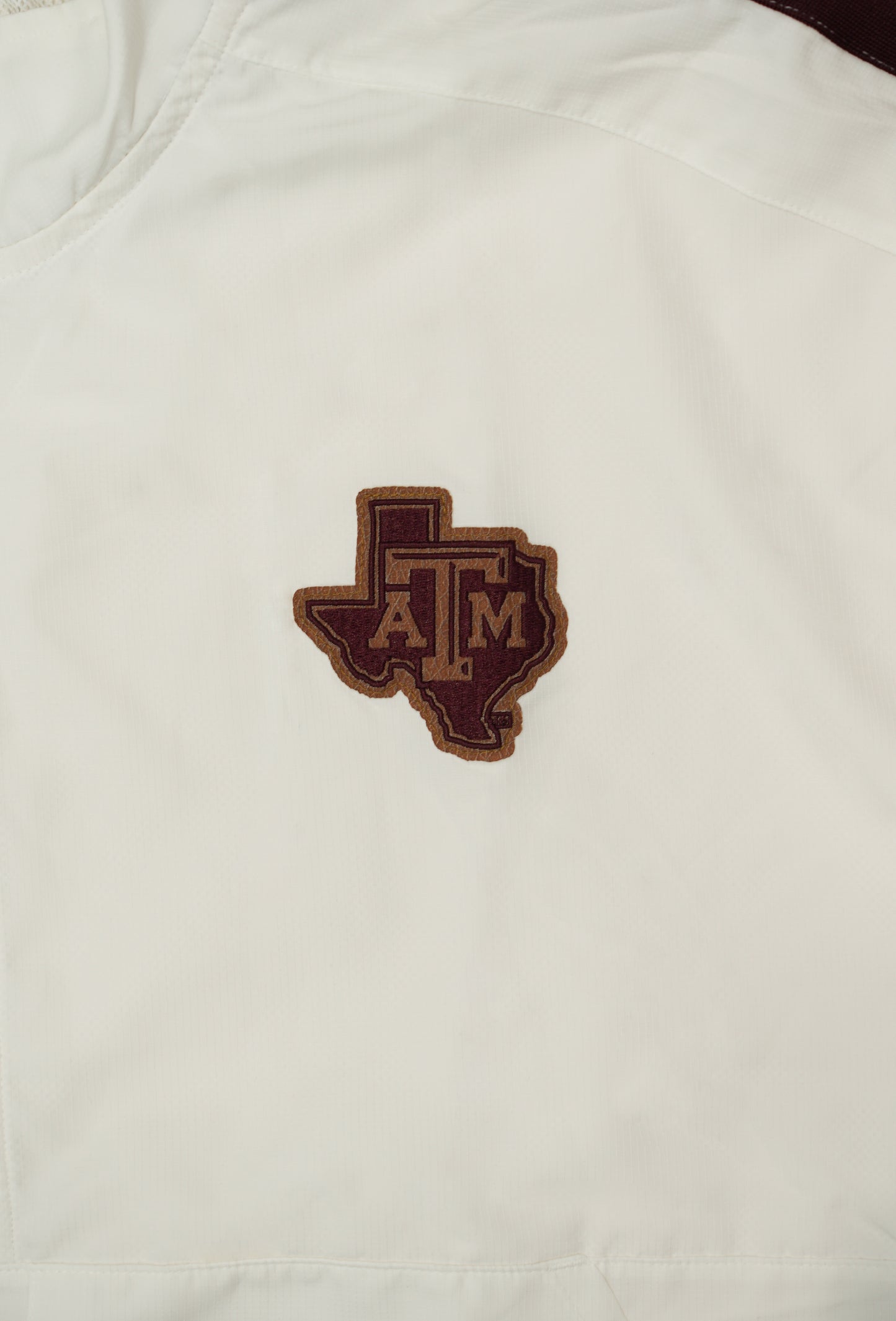 Aggie Football Issued Creme Adidas Windbreaker (New Arrival)