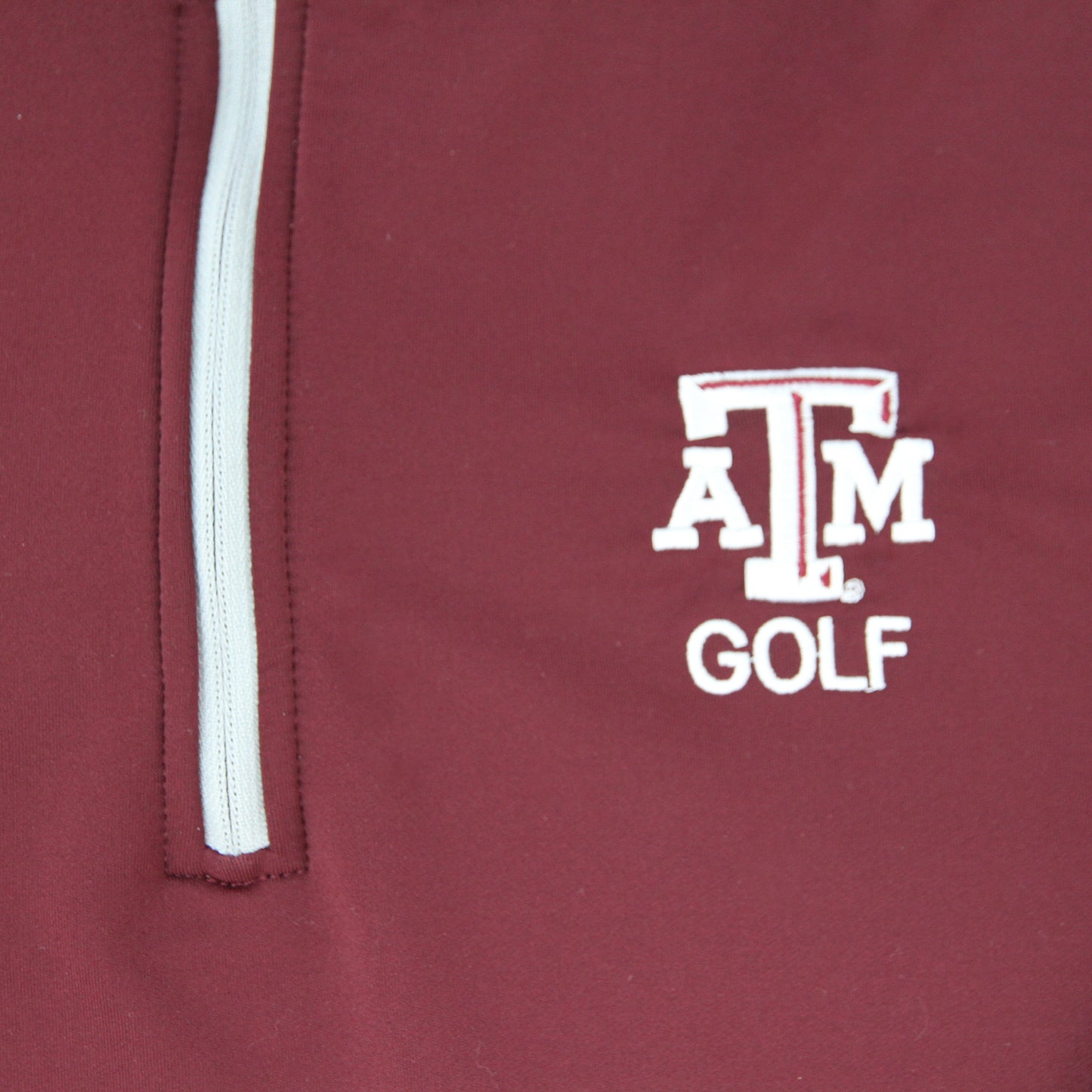 Aggie Golf Exclusive Maroon Peter Millar Quarter Zip (SEC Patch)