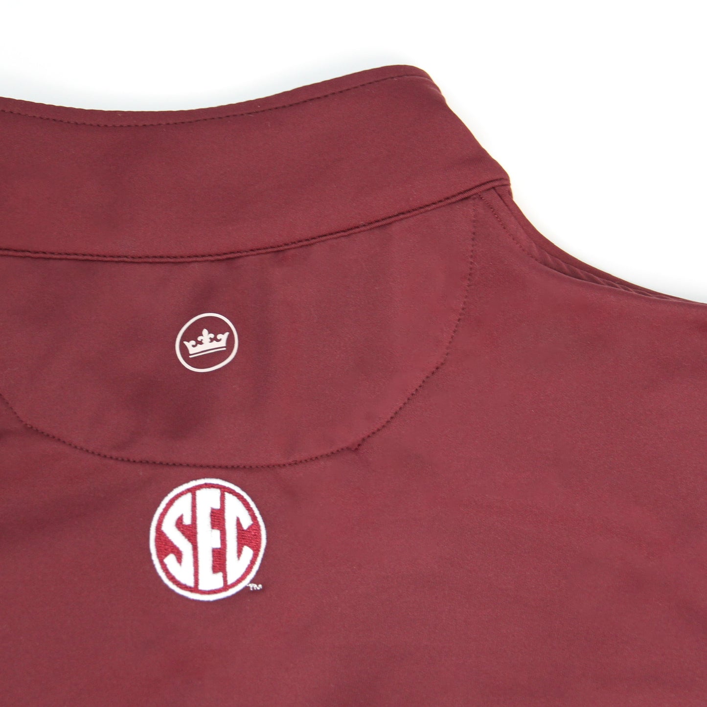 Aggie Golf Exclusive Maroon Peter Millar Quarter Zip (SEC Patch)