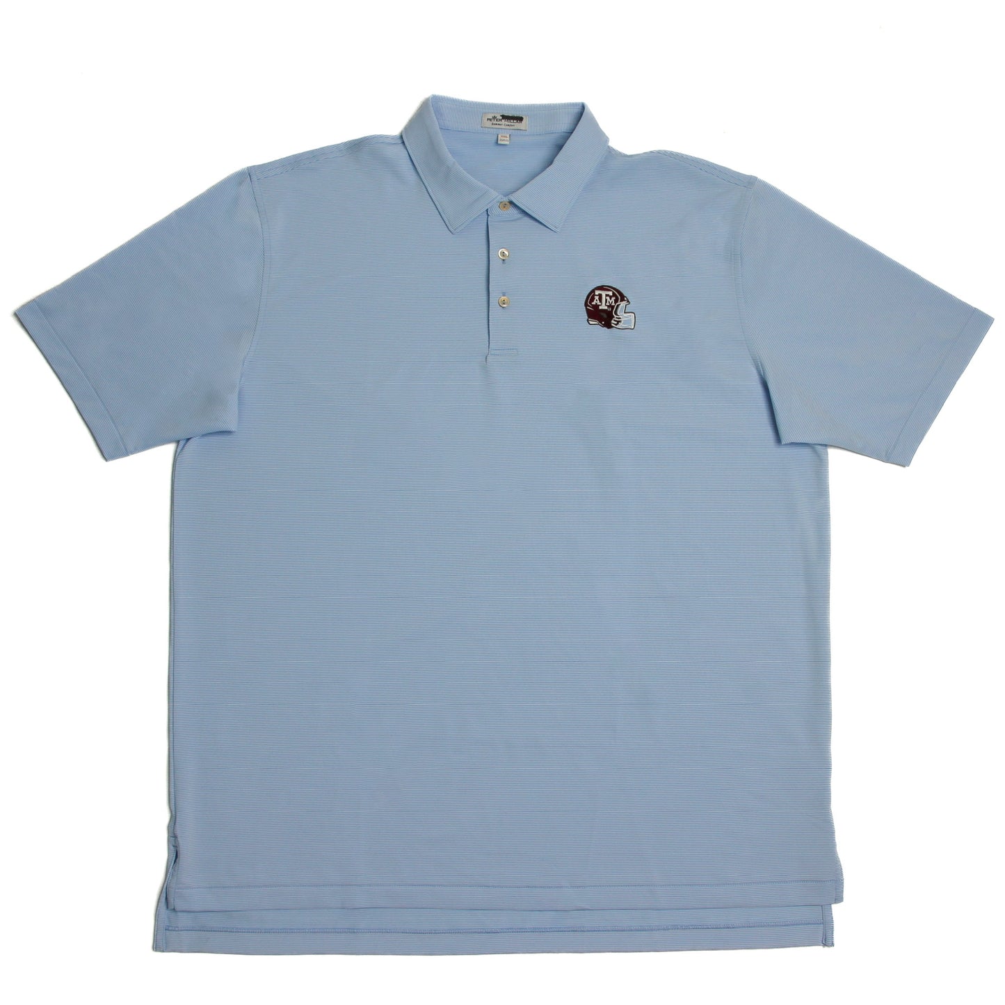 Aggie Football Coaches Exclusive Peter Millar Blue Polo