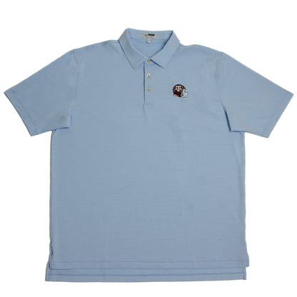 Aggie Football Coaches Exclusive Peter Millar Blue Polo