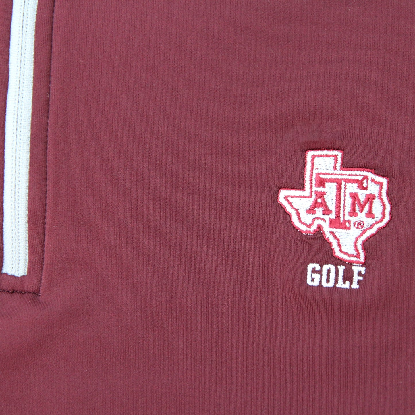 Aggie Golf Exclusive Maroon Peter Millar Quarter Zip (Texas Logo)