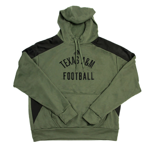 Aggie Football Coaches Exclusive Military Appreciation Green Adidas Sweatshirt