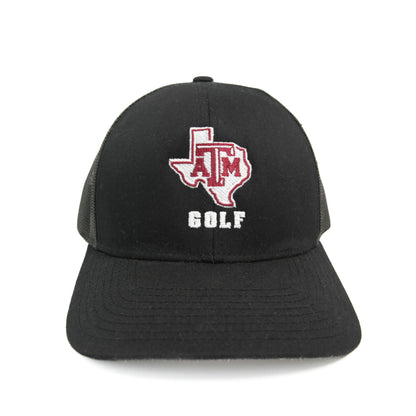 Aggie Golf Exclusive Black Texas Logo Pacific Headwear Hat