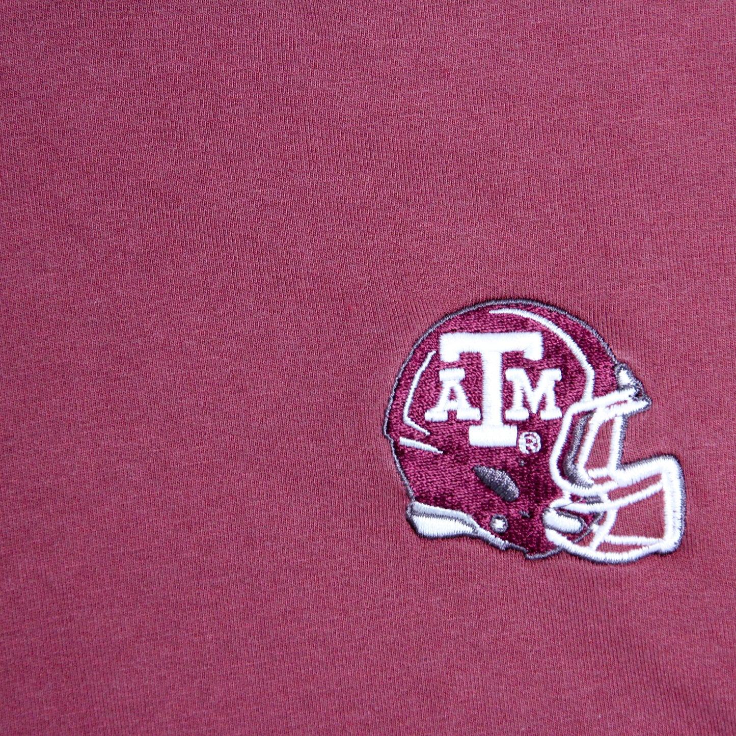 Aggie Football Exclusive Coaches Peter Millar Maroon Long Sleeve Sweatshirt