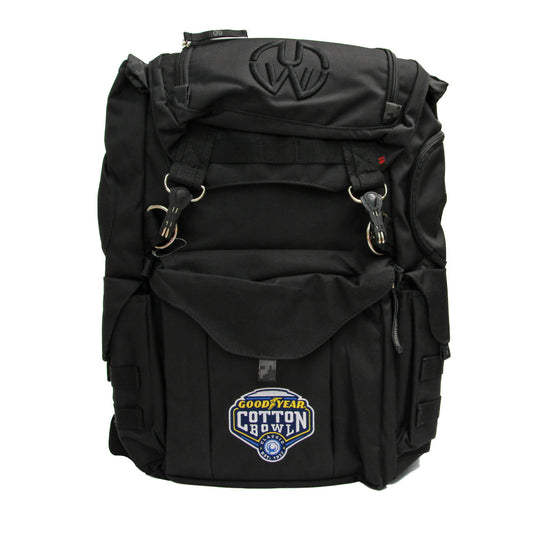 Aggie Football Issued Black Cotton Bowl Backpack