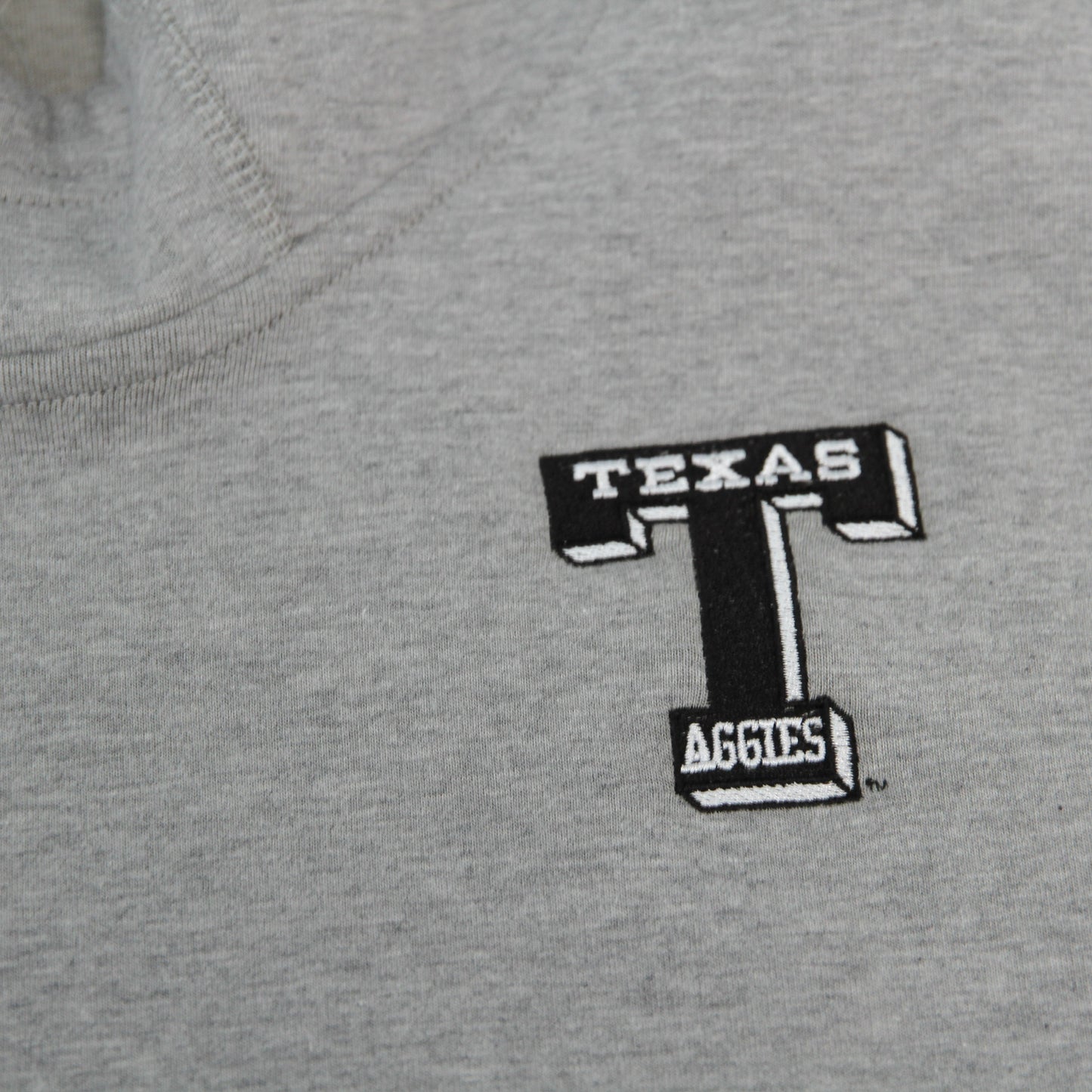 Aggie Football Exclusive Grey Adidas Short Sleeve Sweatshirt