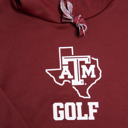 Aggie Golf Exclusive Maroon Adidas Long Sleeve Sweatshirt