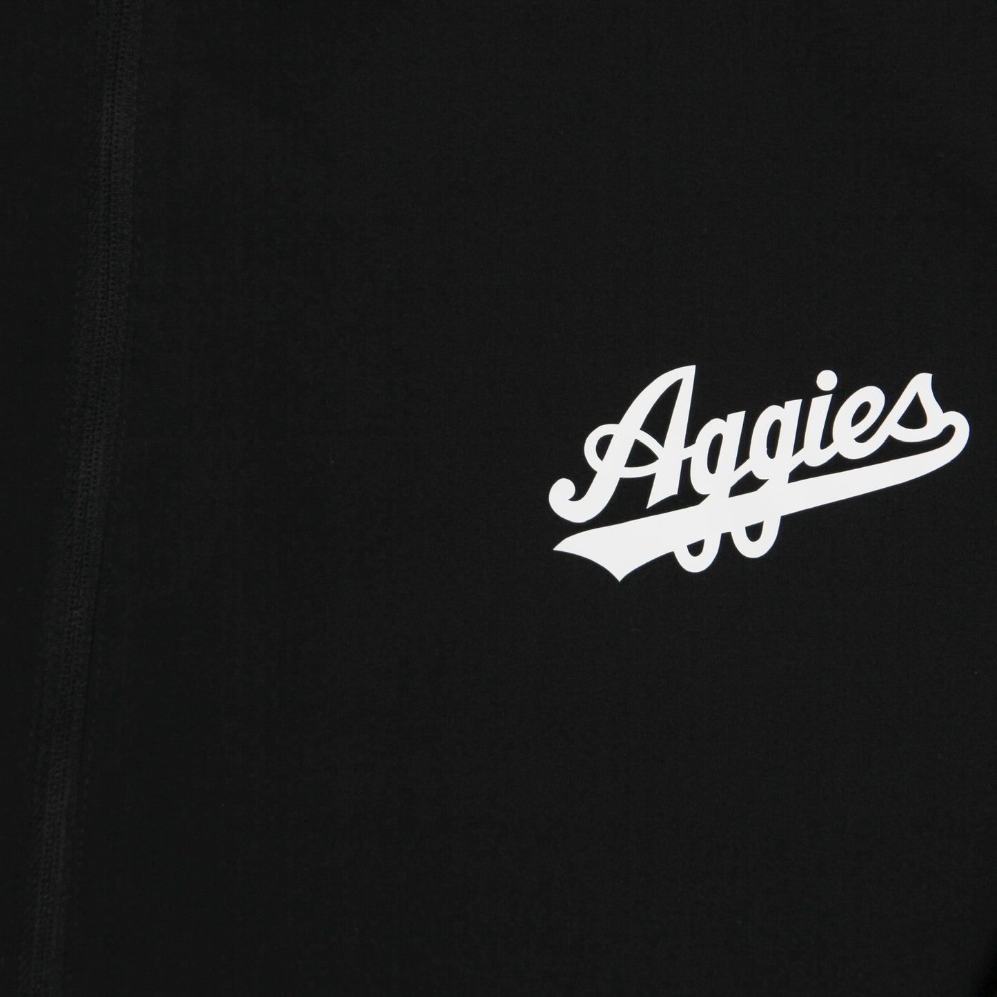 Aggie Football Coaches Exclusive Black Adidas Aggie Script Windbreaker