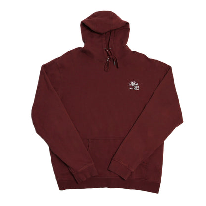 Aggie Football Exclusive Coaches Peter Millar Maroon Long Sleeve Sweatshirt