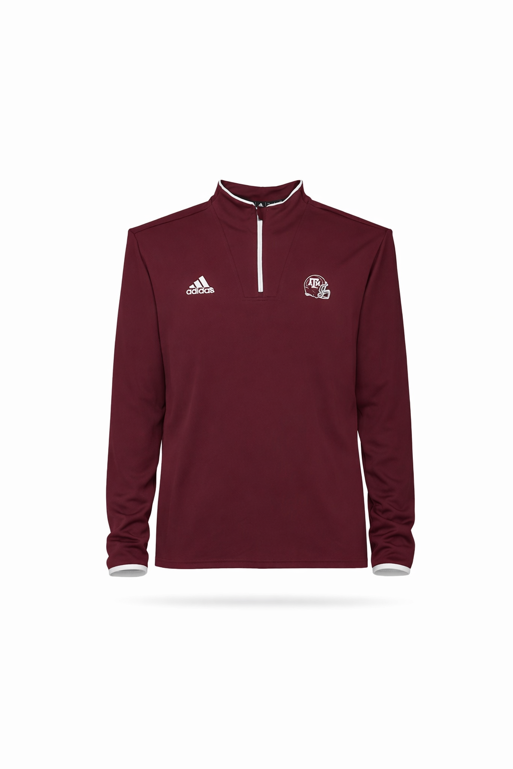 Aggie Football Coaches Exclusive Maroon Adidas Quarter Zip