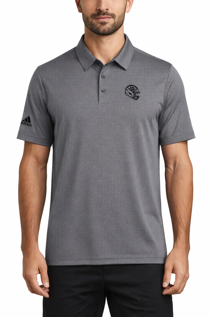 Aggie Football Coaches Exclusive Speckled Grey Adidas Polo