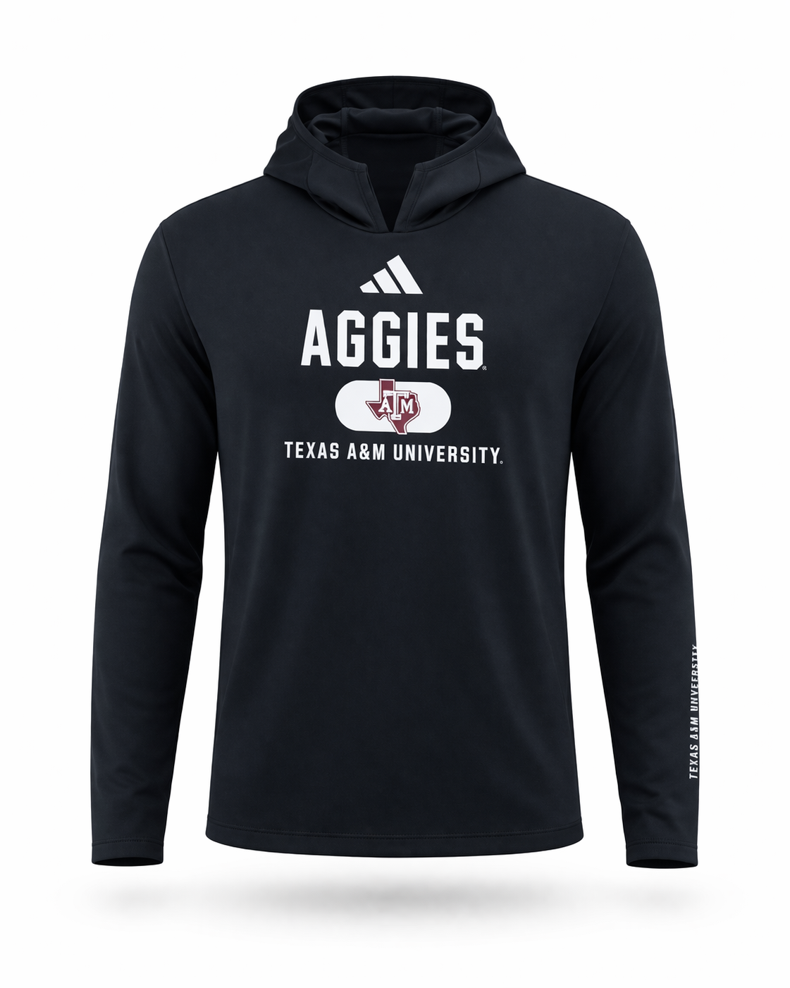 Aggie Baseball Issued Black Adidas Hoodie (New Arrival)