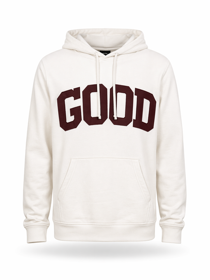 Aggie Baseball Exclusive White Adidas "GOOD" Hoodie (New Arrival)