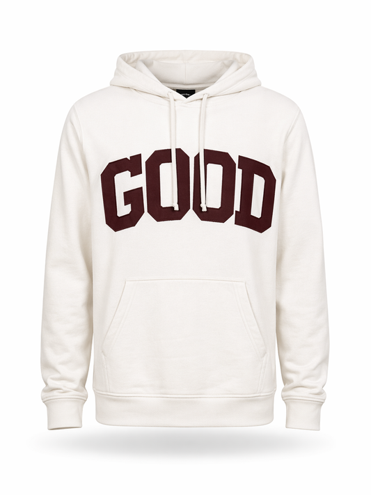 Aggie Baseball Exclusive White Adidas "GOOD" Hoodie (New Arrival)