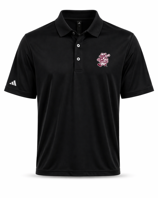 Aggie Baseball Issued Black Adidas Ol'Sarge Polo (New Arrival)