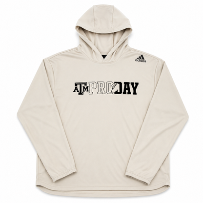 NFL Aggie Football Exclusive Pro Day Creme Adidas Long Sleeve Pullover