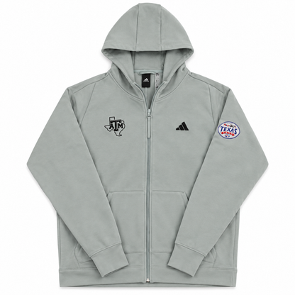 Aggie Football Exclusive Team Travel Adidas Zip Up Jacket Tax Act Texas Bowl