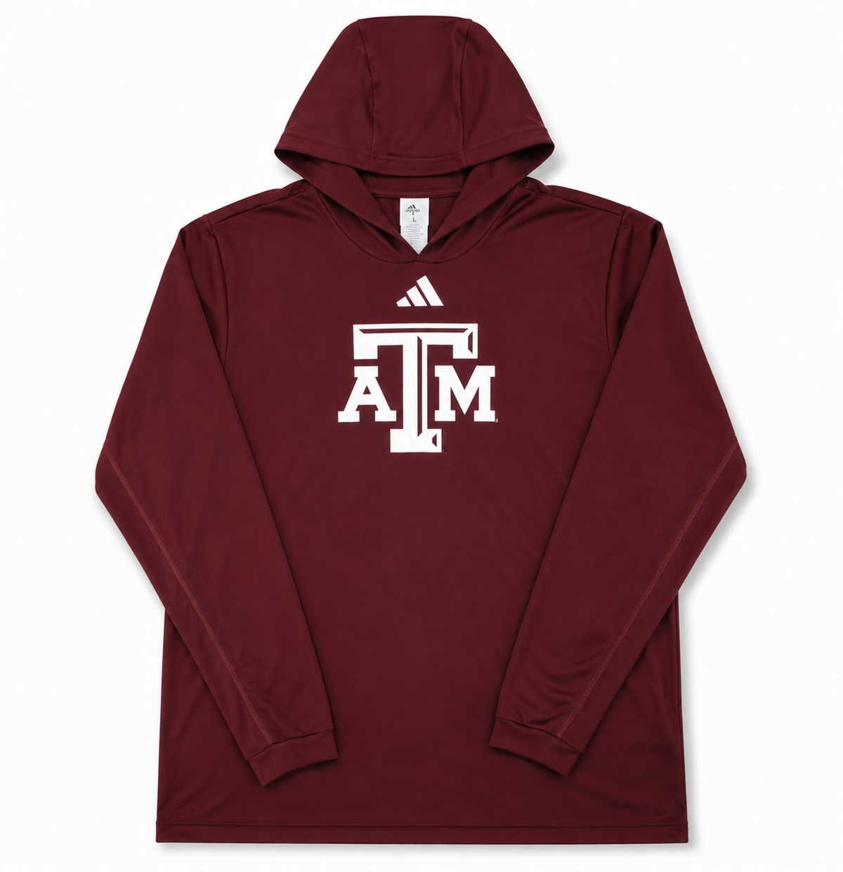 Aggie Football Coaches Exclusive Maroon Adidas Long Sleeve Pullover (New Arrival)