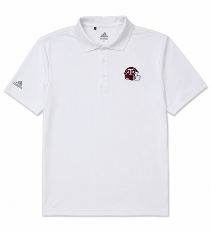Aggie Football Coaches Exclusive White Adidas Polo (New Arrival)
